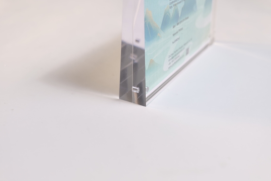 kupować Jasna akrylowa ramka magnetyczna 8 x 12 ramka cyfrowa z wyświetlaczem zegara online manufacture