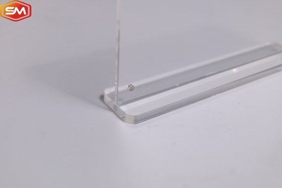 kupować Nowoczesny design T kształt magnetyczny Acrylic Sign Holder Sklep dla imprezy online manufacture