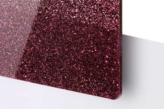 kupować Dostosowywalna i przyciągająca wzrok arkusz akrylowy PMMA Glitter do zastosowań ekranowych online manufacture