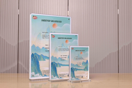 kupować Menu Stand Clear Przejrzystość Magnetyczny T Style Acryliczne Podkładki Płytkowe Reklama online manufacture