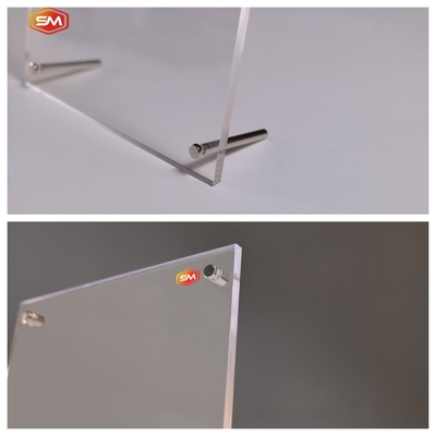 kupować Akrylowa ramka fotograficzna ze stojakami śruby Stop 5x7 cali A4 Stand wyświetlania obrazu online manufacture