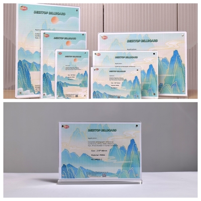 kupować Plastikowy 8,5x11 5x7 T kształt magnetyczny Acrylowy posiadacz tablicy online manufacture