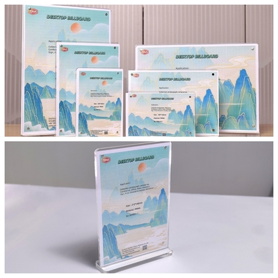 kupować A4 Horyzontalny Płytkowy T-Form Magnetyczny Własny Płyta Acryliczna online manufacture