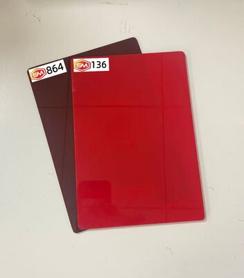 kupować Rich Russet Cast Acrylic Sheet 18mm Thick Panel for Store Display Construction online manufacture