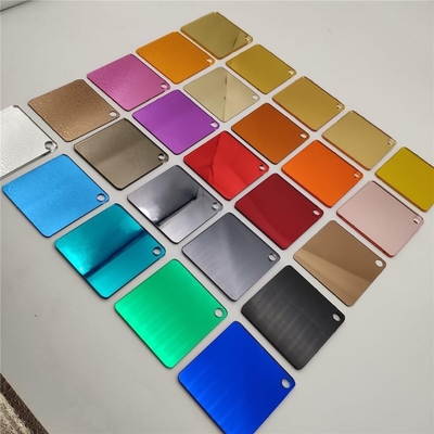 Trwałe i wszechstronne Podwójne strony 1 mm PMMA Plexiglass Brązowe lusterko akrylowe