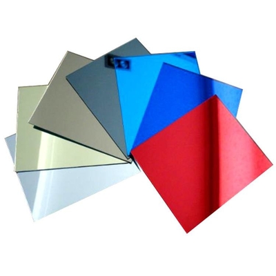 Srebrny Różowy Złoty Akrylowy Lustrowany Arkusz PMMA Lustrowany Kolorowy Arkusz Akrylowy 0,6-6 mm