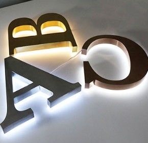 Zewnętrzny niestandardowy świetlny 3D napisy akrylowe dla mini logo logo sklepu reklamy