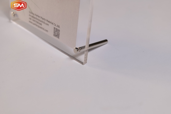 Niestandardowy rozmiar Desktop Jasne ramki obrazu Akrylowe ramki fotograficzne z stojakem śruby