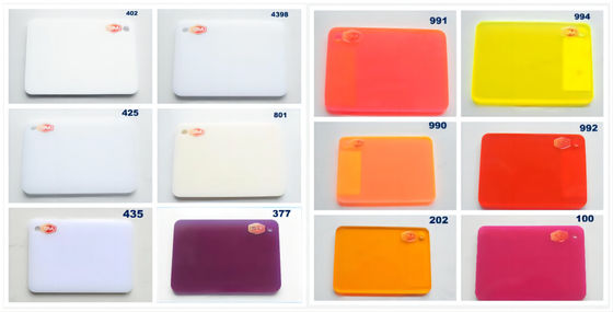 Kolorowe arkusze akrylowe PMMA 3mm Custom Cast Acrylic Do cięcia laserowego