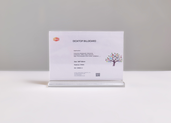Boutique T Shape Acrylic Sign Holder Desktop Menu Stand 8.5x11 Stand wyświetlania sklepu