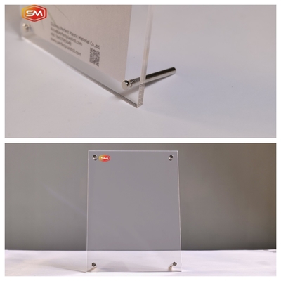 Bezpłatny stojak do biurka Plexiglass A4 A5 A6 Akrylowa rama fotograficzna z stojakem