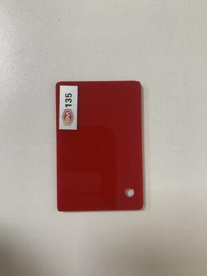 Płyta akrylowa odlewana SM High Grade w kolorze czerwonym, łatwa w cięciu, do ekspozycji w drogeriach