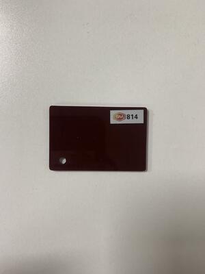 Rich Brown Cast Acrylic Sheet 18mm Thick Impact Resistant Panel dla projektowania powierzchni mebli